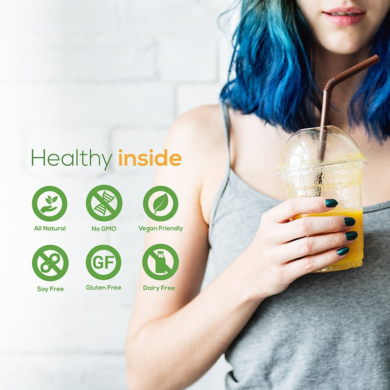 3 Day Juice Cleanse Detox | 24 Powder Packets | 4 Tasty Flavors w/ Protein