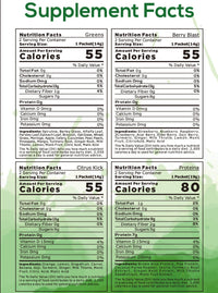 3 Day Juice Cleanse Detox | 24 Powder Packets | 4 Tasty Flavors w/ Pro ...
